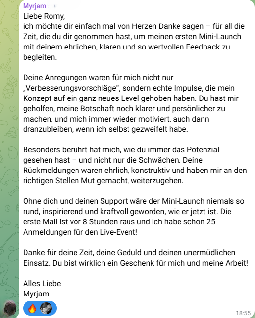 Kommentar von Myrjam